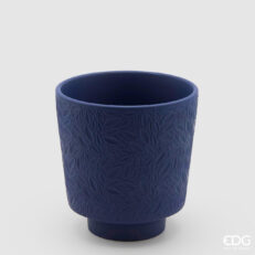 Vaso Foglie Blue H21 D20 EDG
