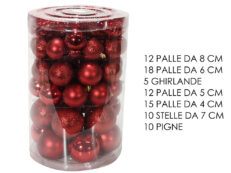 Set di 32 Palle Rosse