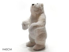 Orso Bianco in Piedi H 45 Cm