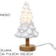 Lampada Traforata Albero Con Base in Legno