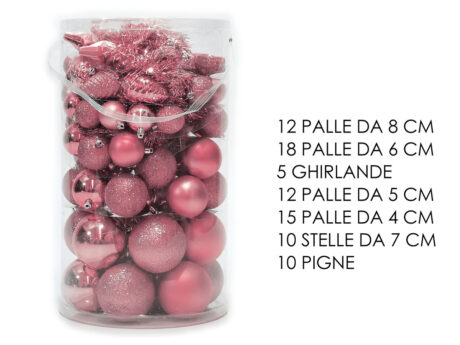 Set 82 pezzi rosa