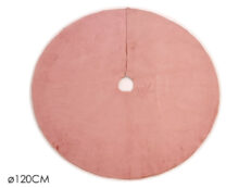 Copribase Albero in Pelo sintetico 120 cm Rosa