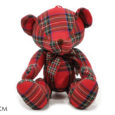 Orso Natalizio Scozzese H25Cm