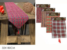 Runner 32X180Cm Scozzese 4 colori diversi disponibili