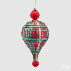Decorazione Fusovetro Tartan H15           C2  EDG