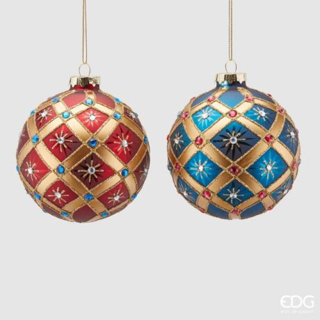 Palla Rombi Vetro D10 2 colori disponibili EDG