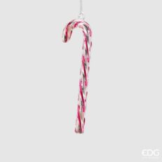 Decorazione Candycane Vetro H20            C3  EDG