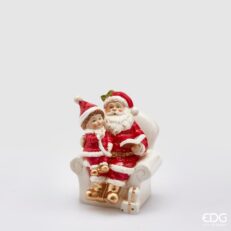 Babbo Seduto Con Bimbo H13 EDG