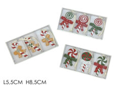Set 3 Appendini Caramella 5.5Xh8.5Cm 3 Modelli Disponibili