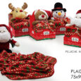 Plaid 75X90Cm Con Peluche Personaggio Natalizio 4 modelli differenti