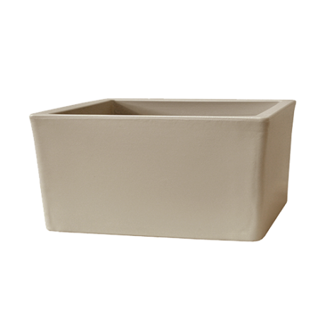 Vaso Ardesia Cubo basso 40,5 x 40,5 x 14h cm - 5 Colori Disponibili