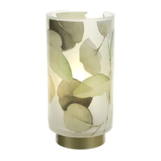 Hervit - Lampada in vetro Botanic Verde 13x26 cm