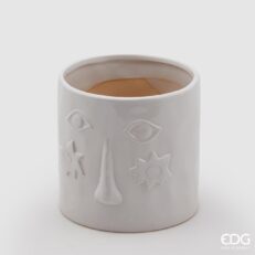 EDG Vaso Faccia Occhi H15,5 D15,5  3 Modelli Disponibili