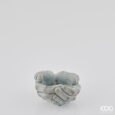 EDG Vaso Cemento Mani A Coppa H10 D17 Light Grey