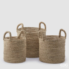 EDG Cesto Rotondo Con Manico Sr 3Pz H.44,5 D.38 C4