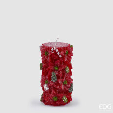Candela Moccolo Stella di Natale EDG H14,5 D8