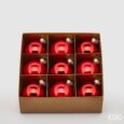 Palla Vetro EDG D06 CF9PZ Rosso e Oro disponibili