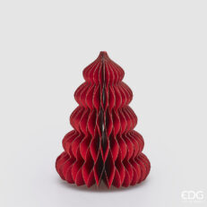 Decoro origami Pino Edg h 25 cm Diam 19 cm