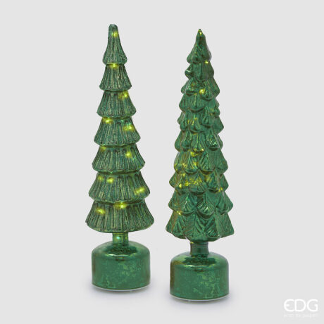 Decoro Albero TWIST EDG H40.5 D9 Con led e movimento 2 varianti e colori disponibili