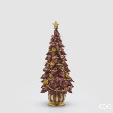 Decoro Decoglitter Pino H 33 cm Diam 14 cm