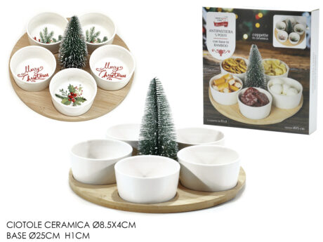 Set 5 Antipast. Nat. Su Base Bamboo