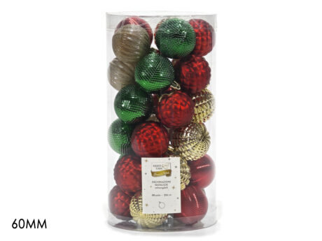 Set di 30 sfere assortite — 60 mm
