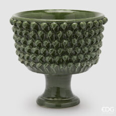 Vaso Fenice Pigna Ciotola Con Piede H.31 D.33 C4