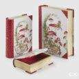Scatola Fungo Libri EDG SET di 3Pz H.34.5 L.28 L.8.5
