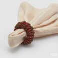 Portatovagliolo EDG Perline rotondo — Ø 6 cm