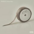 Nastro EDG doppio raso grigio — 10 mm, rotolo da 50 m