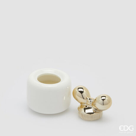 Candela profumata EDG Fiocco — altezza 10 cm