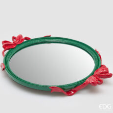 Vassoio decorativo EDG Fiocchi ovale — 51 × 39 cm