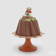 Alzata con cupola EDG Budino — altezza 31 cm