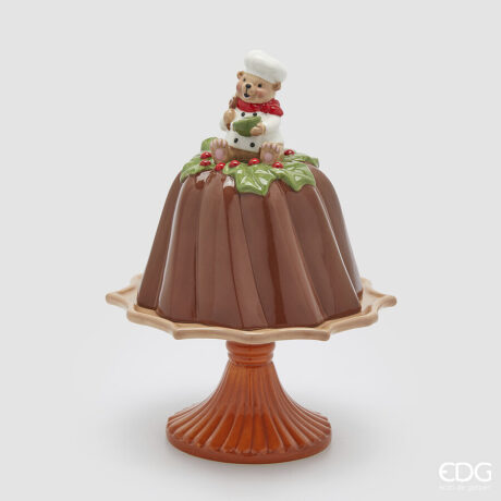 Alzata con cupola EDG Budino — altezza 31 cm