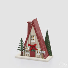 Diorama EDG Casetta con LED — altezza 24 cm